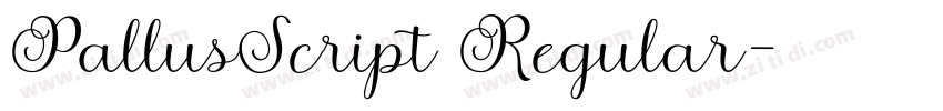 PallusScript Regular字体转换 PallusScript Regular字体转换